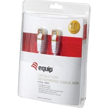 Equip Cat.5e F/UTP 10m netværkskabel Hvid Cat5e F/UTP (FTP)