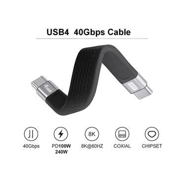 Equip Kabel USB 4 Gen.3 -> USB-C St/St  1.30m 80Gbps sw
