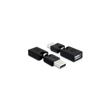 Delock Rotation adapter - USB-adapter - USB till USB - 6.5 cm