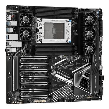 ASRock WRX90 WS EVO - bundkort - forlænget ATX / SSI EEB - Socket sTR5 - AMD WRX90