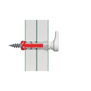 Fischer 564168 skrueanker og vægudtag 25 stk Skruekrog og vægstiksæt