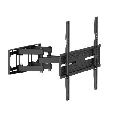 Wall mount, Full motion 3-way, tilt, swivel, 37-80", 40 kg