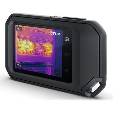 FLIR One C8 kamera med termisk billede Sort 320 x 240 pixel Indbygget skærm LCD