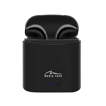 R-PHONES- Bluetooth headset TWS med powerbank.