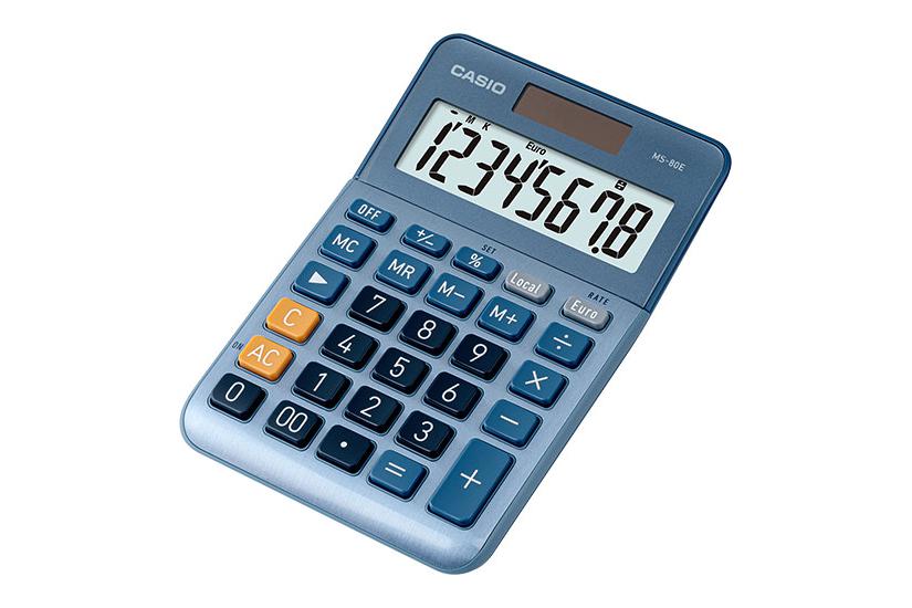 Casio MS-80E - skrivebords-regnemaskine