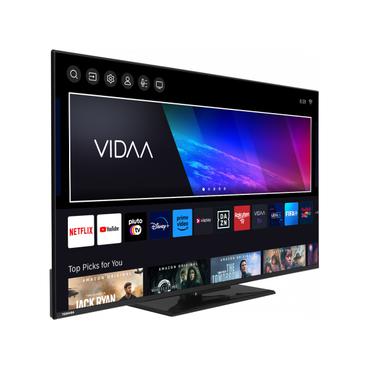 Toshiba 50QV3463DG TV 127 cm (50") 4K Ultra HD Smart TV Sort 250 cd/m²