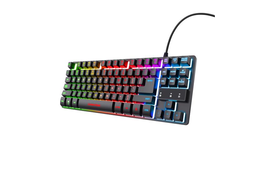 Trust Gaming GXT 833 Thado TKL - tastatur - QWERTY Indgangsudstyr