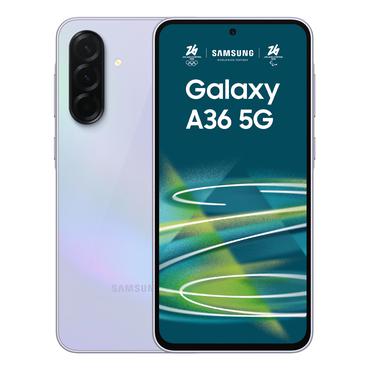 Samsung Galaxy A36 - fantastisk lavendel - 5G smartphone - 128 GB - GSM