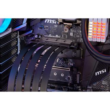 CORSAIR Premium PCIe 3.0 x16 Extension Cable - PCI Express x16 kabel - 164 pin PCI Express til 164 pin PCI Express - 30 cm