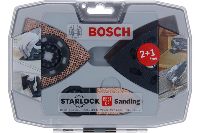 Bosch Starlock Best of Sanding - slipkudde - 3 delar (paket om 6)