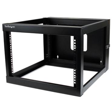 StarTech.com 6U Hinged Open Frame Wall Mount Network Rack