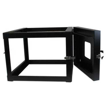 StarTech.com 6U Hinged Open Frame Wall Mount Network Rack