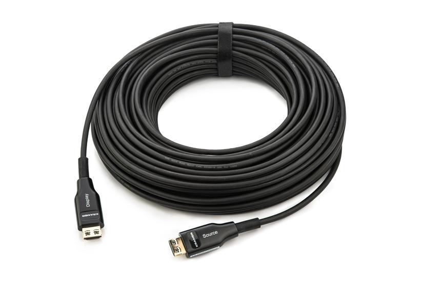 Kramer Electronics CLS-AOCH/60F HDMI-kabel 20 m HDMI Type A (Standard) Sort