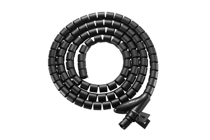 Equip Spiral-Kabelschlauch 100cm f&Atilde;&frac14;r Untertischmontage  sw