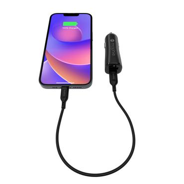 mophie essentials car charger Universel Sort Cigartænder Automatisk