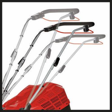 Einhell GE-CM 36/43 Li M-Solo Skubbe plæneklipper Batteri Sort, Rød