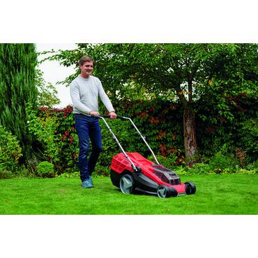 Einhell GE-CM 36/43 Li M-Solo Skubbe plæneklipper Batteri Sort, Rød