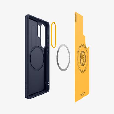 Etui Spigen Nano Pop Mag MagSafe til Samsung Galaxy S25 Ultra mørkeblå