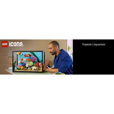LEGO ICONS Tropisk akvarium