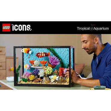 LEGO ICONS Tropisk akvarium