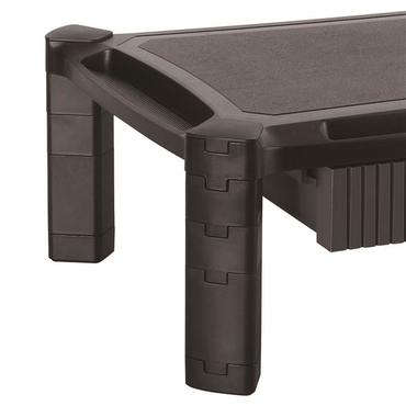 StarTech.com Adjustable Monitor Riser - Large - Drawer - Monitors up to 32"- Adjustable Height - Desk Monitor Stand (MONSTADJDL) st&auml;ll - f&ouml;r Bildsk&auml;rm - svart