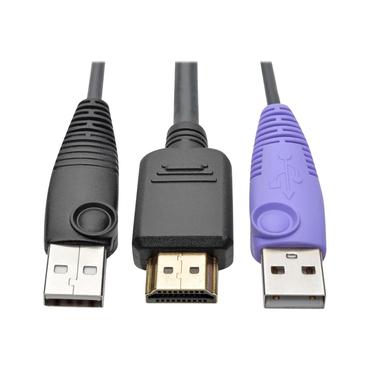 Eaton Tripp Lite Series HDMI USB Server Interface w/Virtual Media & CAC for B064 KVMs TAA - KVM / USB forlænger - TAA-kompatibel