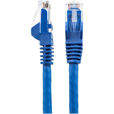 StarTech.com 2m LSZH CAT6 Ethernet Cable, 10 Gigabit Snagless RJ45 100W PoE Network Patch Cord with Strain Relief, CAT 6 10GbE UTP, Blue, Individually Tested/ETL, Low Smoke Zero Halogen - Category 6 - 24AWG (N6LPATCH2MBL) - patch-kabel - 2 m - bl&aring;