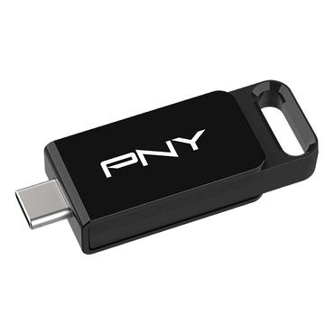 PNY Elite USB-nøgle 128 GB USB Type-C 3.2 Gen 1 (3.1 Gen 1) Sort