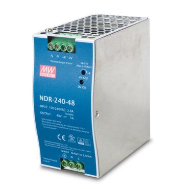 PLANET PWR-240-48 enhed til strømforsyning 240 W Blå, Grå