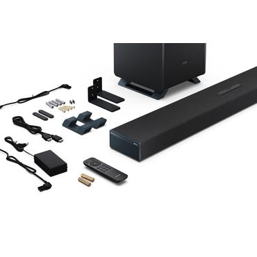 Sharp HT-SBW53121(BK) Q 3.1.2 Dolby Atmos/ DTS:X Soundbar with Wireless Subwoofer, Black