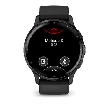 Garmin Venu 3 - svart fiberf&ouml;rst&auml;rkt polymer - smart klocka med band - 8 GB