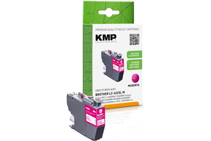 KMP Patrone Brother MFC-J5340DW LC422XLM magenta 1500S. 20ml remanufactured