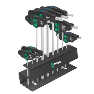 Wera 05004174001 manuel skruetr&aelig;kker S&aelig;t Skruetr&aelig;kker med T-h&aring;ndtag