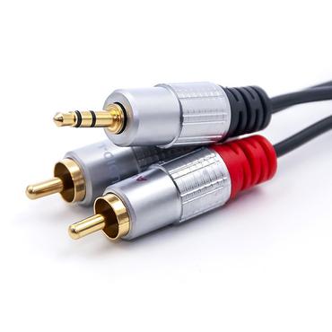 Qoltec audiokabel - 1 m
