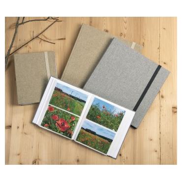 Hama Tessuto fotoalbum og arkbeskyttelse Gr&aring; 240 ark 10 x 15 cm