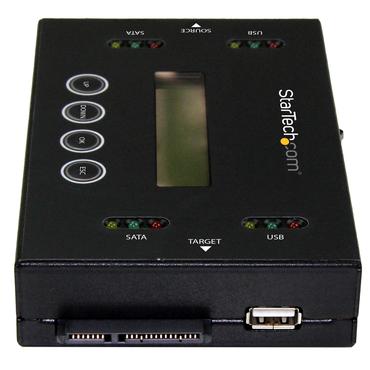 StarTech.com Drive Duplicator & Eraser for USB Flash Drives & 2.5 / 3.5" SATA SSDs/HDDs- 1:1 duplication plus cross-interface