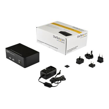 StarTech.com Dual Monitor DisplayPort KVM Switch