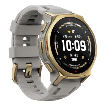 Amazfit T-rex 3 Pro 3,35 cm (1.32") AMOLED 44 mm Digital 466 x 466 pixel Berøringsskærm Guld Wi-Fi GPS (satellit)