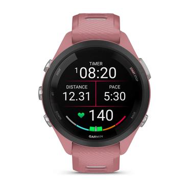 Garmin Forerunner 265S - light pink - smart klocka med band - light pink/powder gray - 8 GB