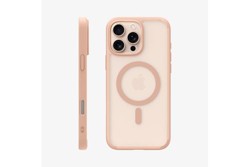 Spigen Ultra Hybrid T (MagFit + Camera Control) mobiltelefon etui 16 cm (6.3") Cover Rose