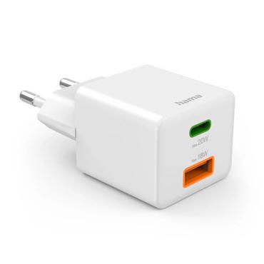 Hama Ładowarka sieciowa mini 20W PD/QC biała