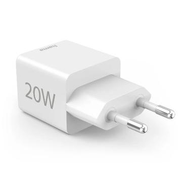 Hama Ładowarka sieciowa mini 20W PD/QC biała
