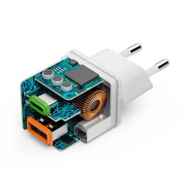 Hama Ładowarka sieciowa mini 20W PD/QC biała