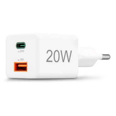 Hama Ładowarka sieciowa mini 20W PD/QC biała