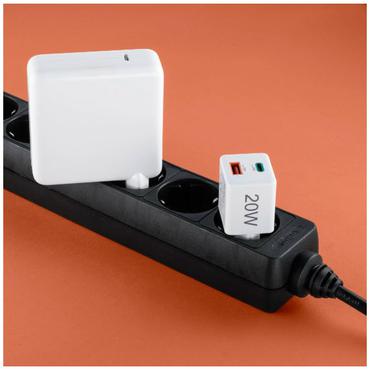 Hama Ładowarka sieciowa mini 20W PD/QC biała