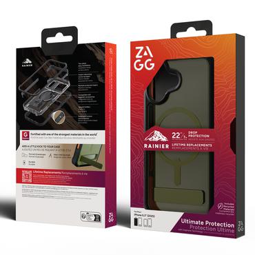 ZAGG Rainier Snap Kickstand mobiltelefon etui 16 cm (6.3") Cover Gr&oslash;n