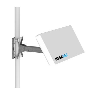 Megasat D2, 10,7 - 12,75 GHz, 1100 - 2150 MHz, 950 - 1950 MHz, 33 dBi, Horisontal/vertikal polarisering, Hvid