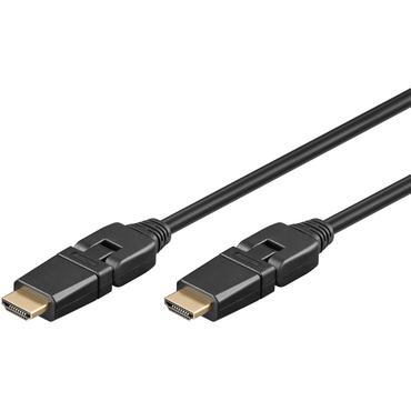 Goobay 61283 HDMI-kabel 1,5 m HDMI Type A (Standard) Sort