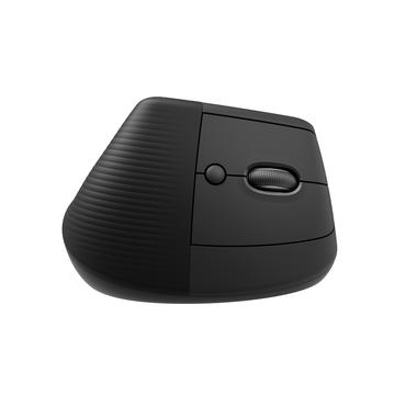 Logitech Lift Vertical Ergonomic Mouse - vertikal mus - Bluetooth, 2.4 GHz - grafit