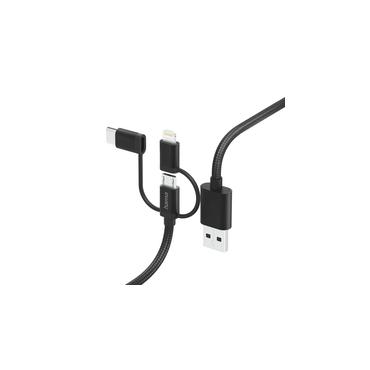 Hama 00201536 USB-kabel USB 2.0 1,5 m USB A USB C Sort